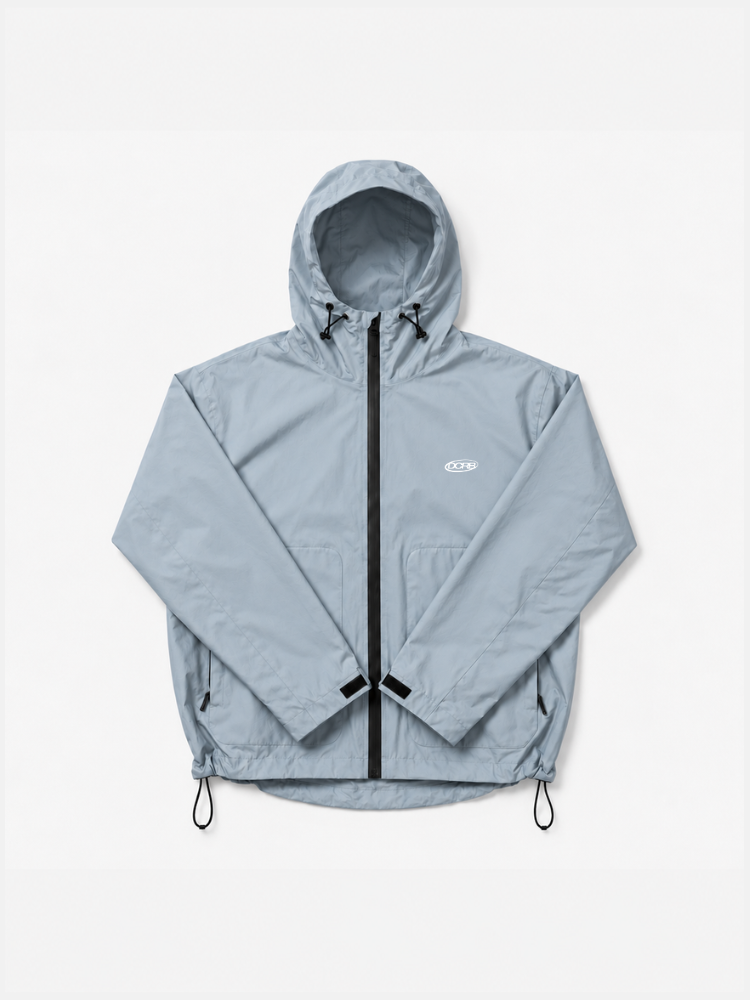DCRB Blue Water Reactive Cheetah Rain Jacket