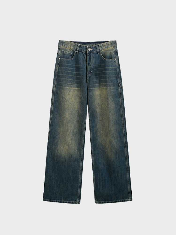 DCRB Women Baggy Denim Jeans - Vintage Blue