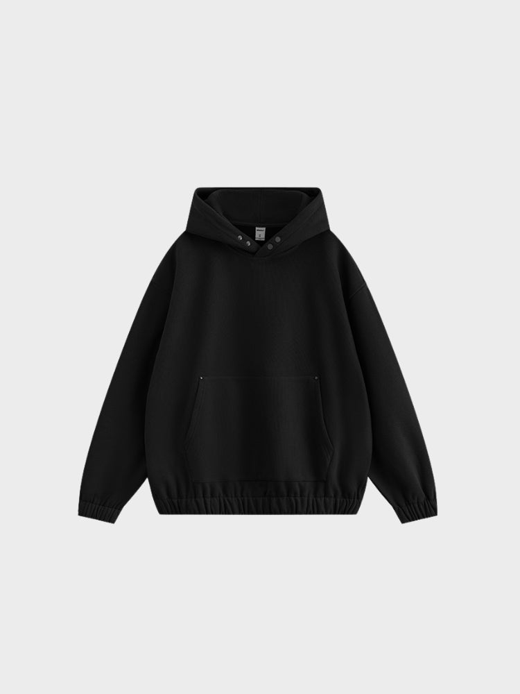 Decarba Studded Fleece Hoodie