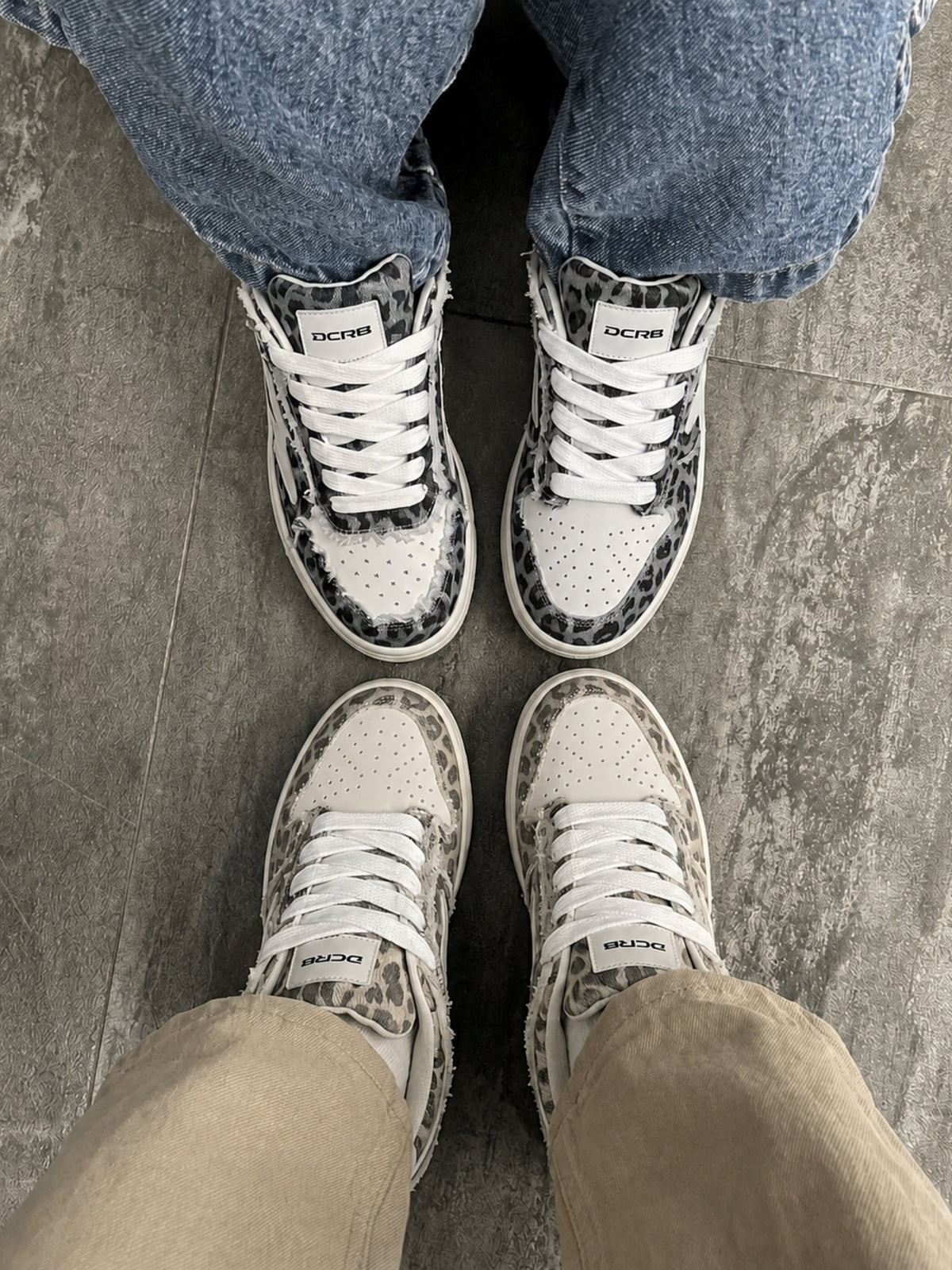 DCRB Ash Leopard Sneakers