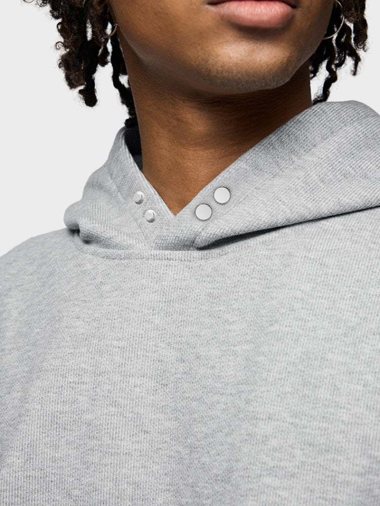 Decarba Studded Fleece Hoodie