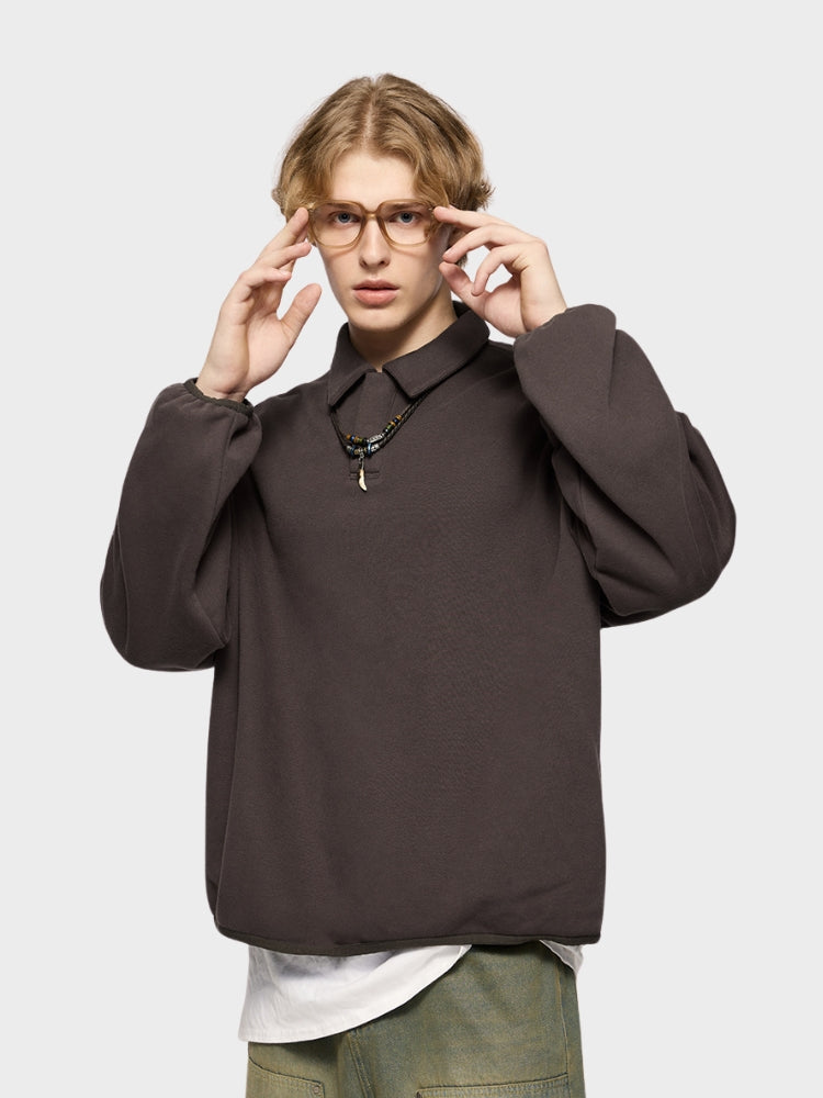 Decarba High-End Fleece Sweatshirt