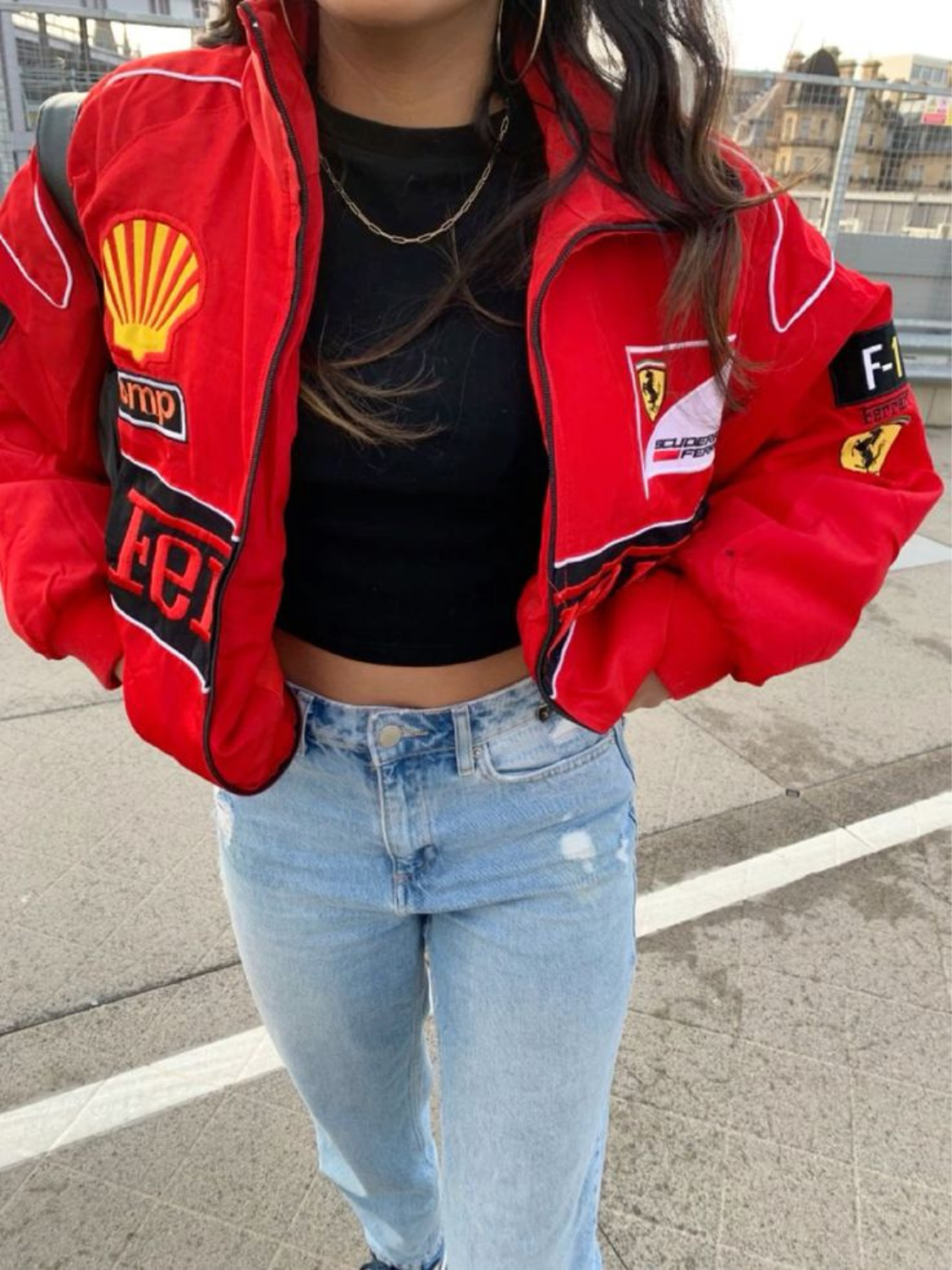 Vintage Red Ferrari Jacket