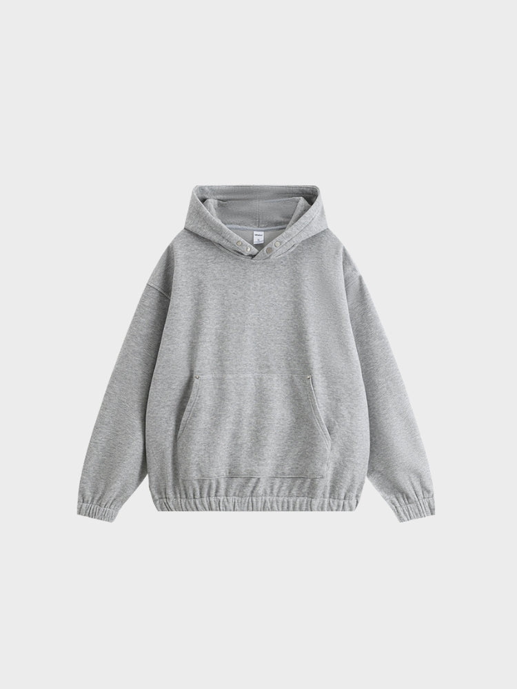 Decarba Studded Fleece Hoodie