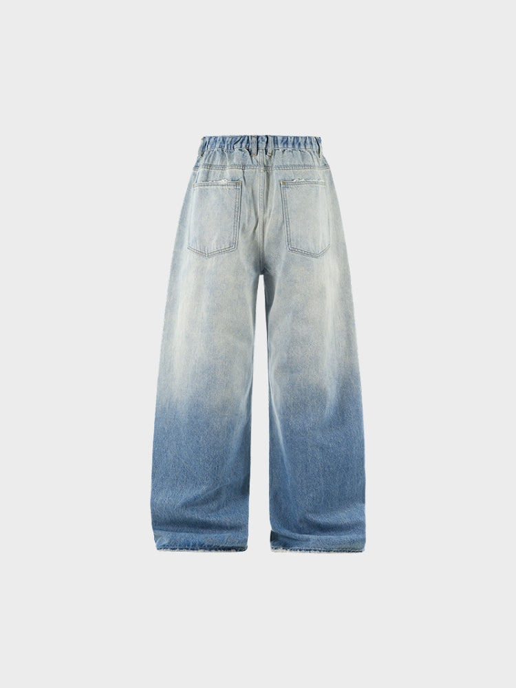 DCRB White Washed Baggy Denim