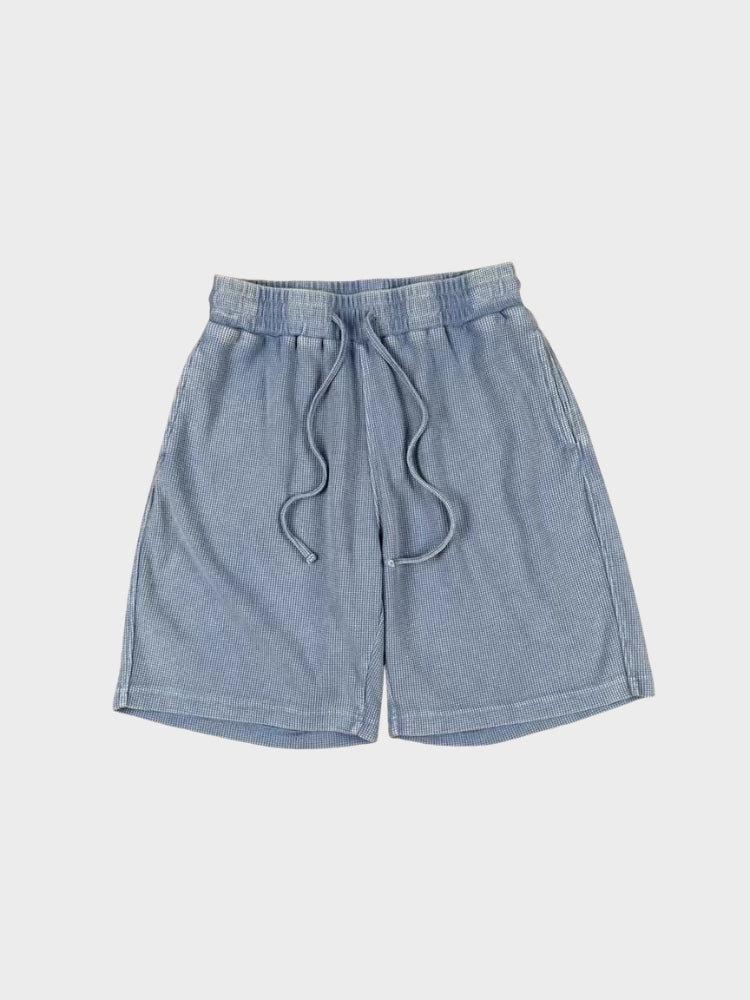 DCRB 235 GSM Washed Waffle Shorts