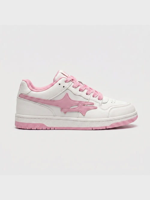 DCRB Blush Suede Sneakers in Pink