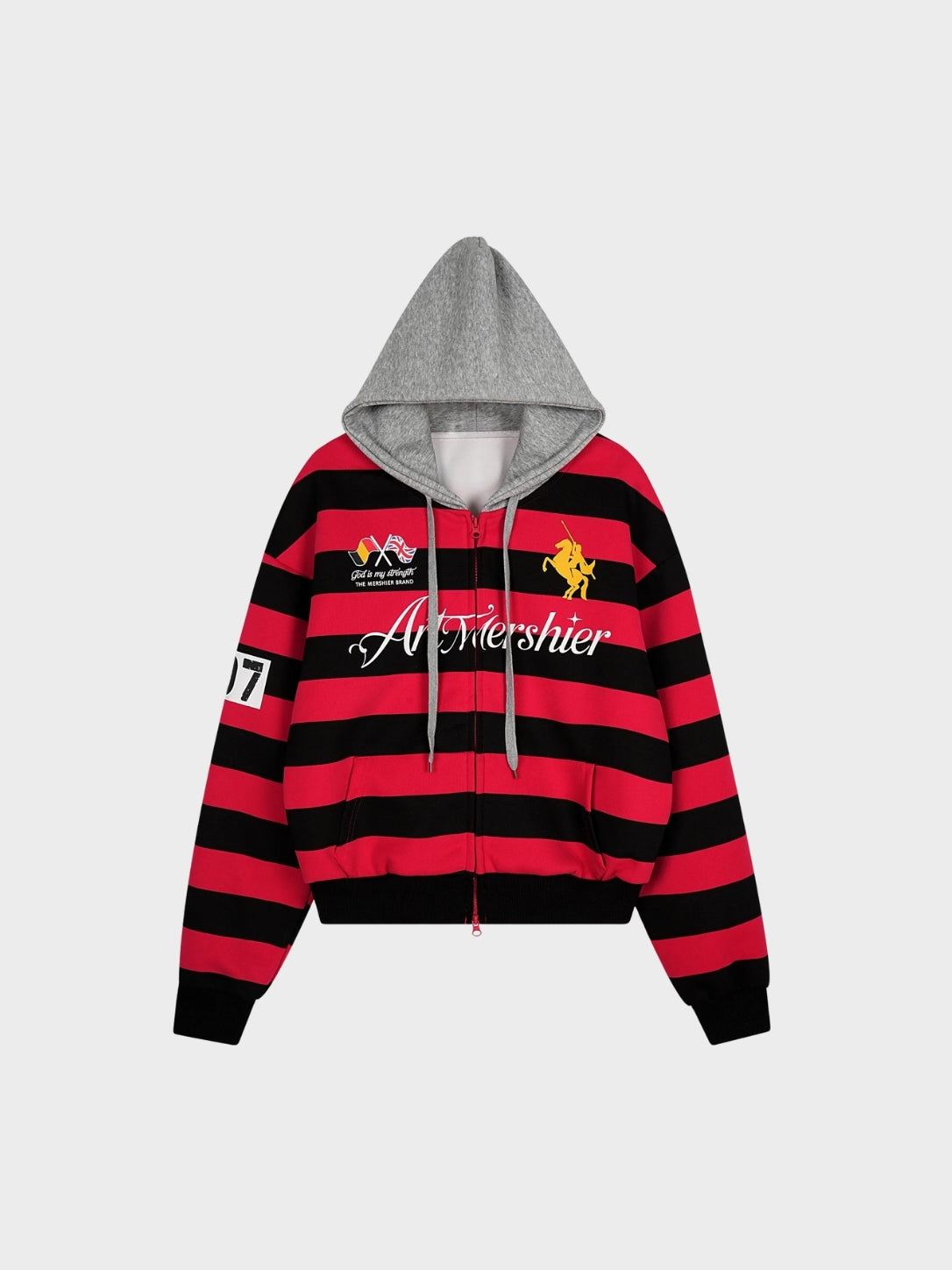 DCRB Striped Zip Hoodie