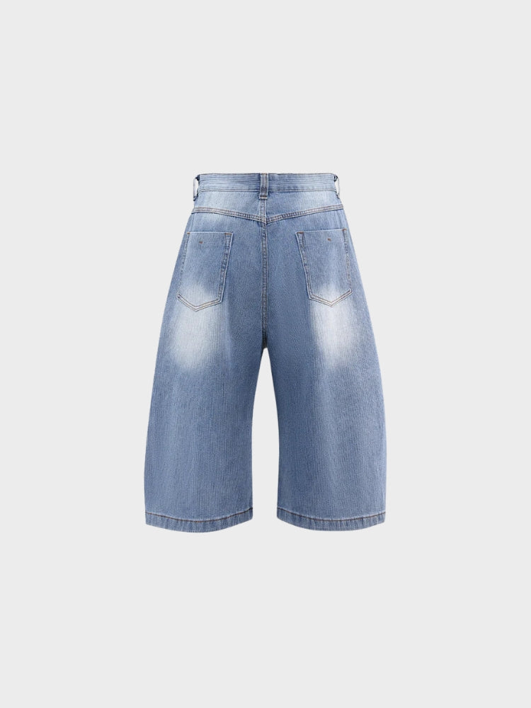 DCRB Rhinestone Longline Jorts