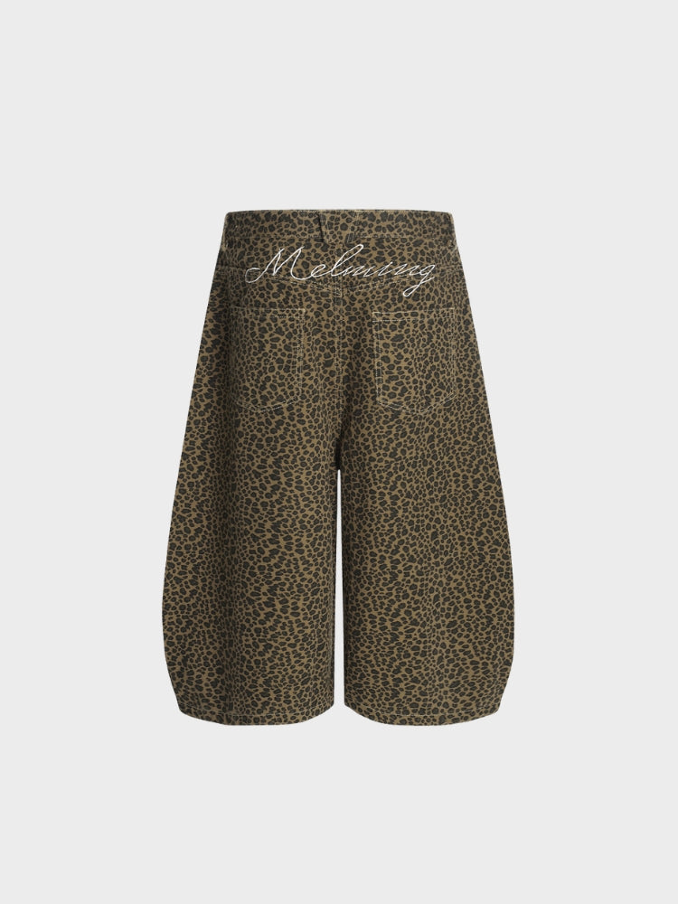 DCRB Leopard Jorts