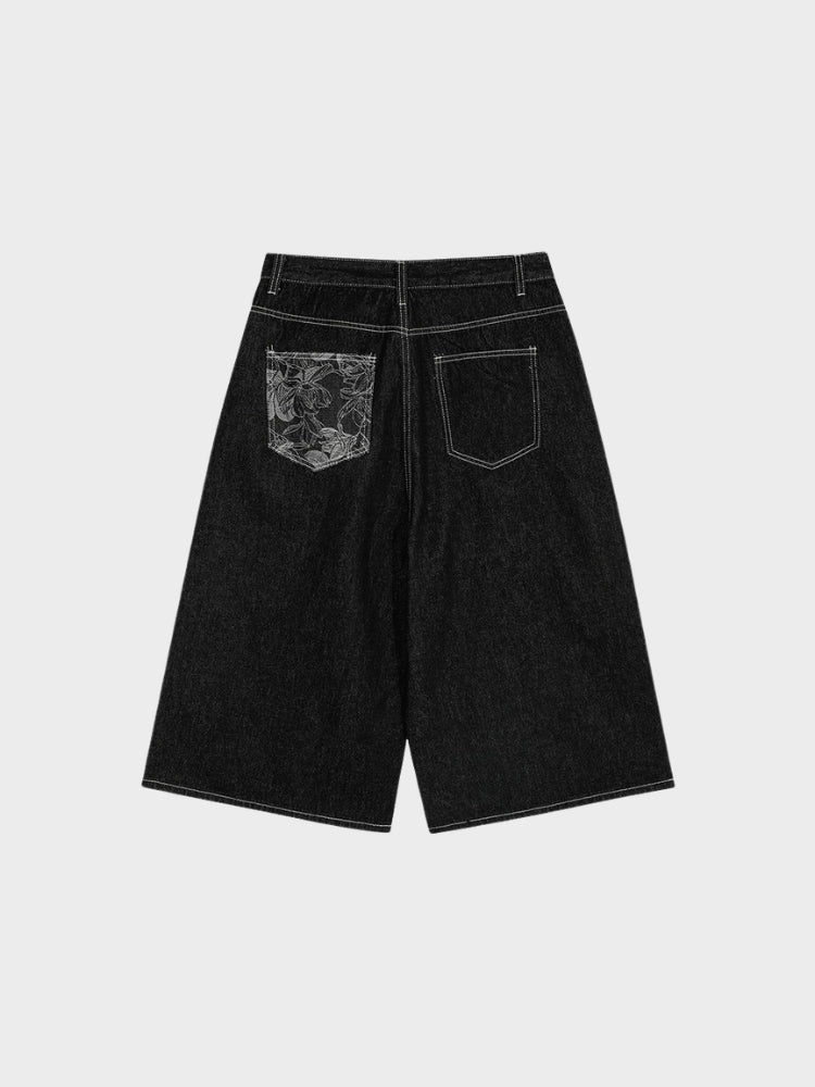 DCRB Raw Black Denim Jorts