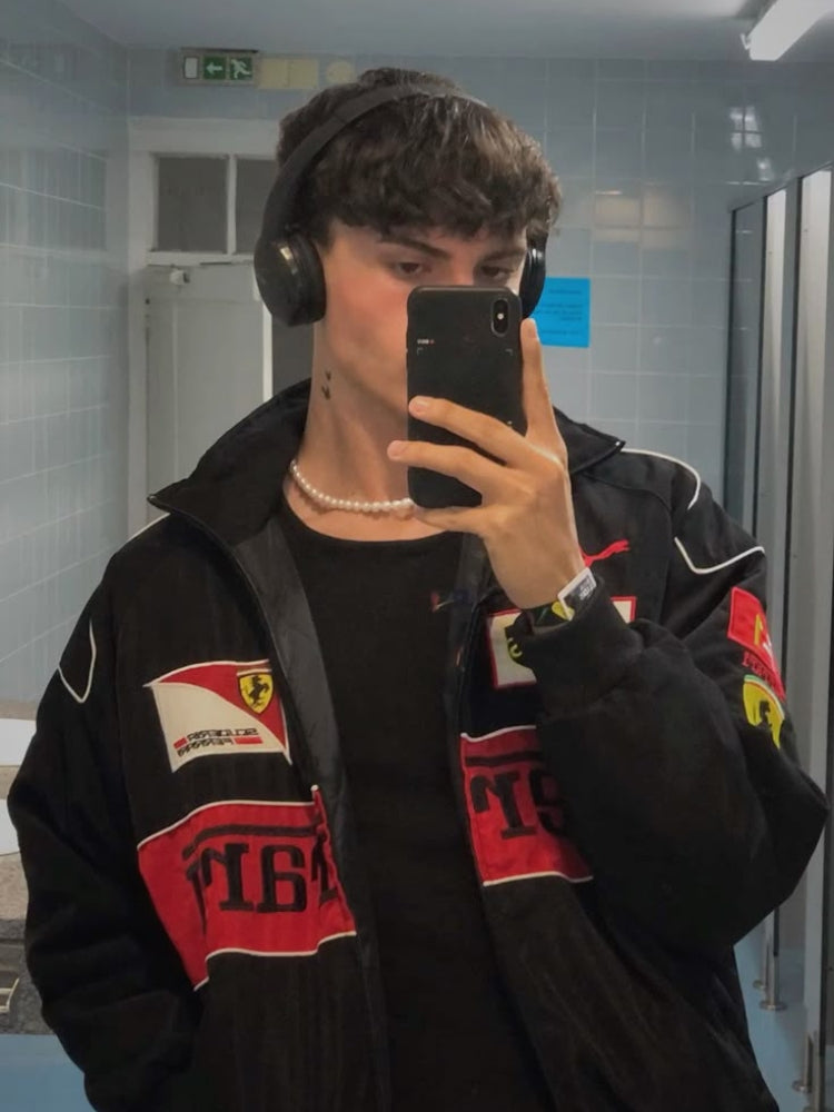 Vintage Black Ferrari Jacket