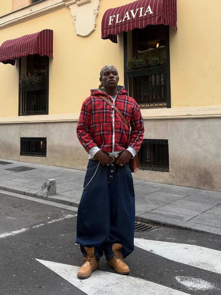 DCRB Inside Out Checkered Zipper