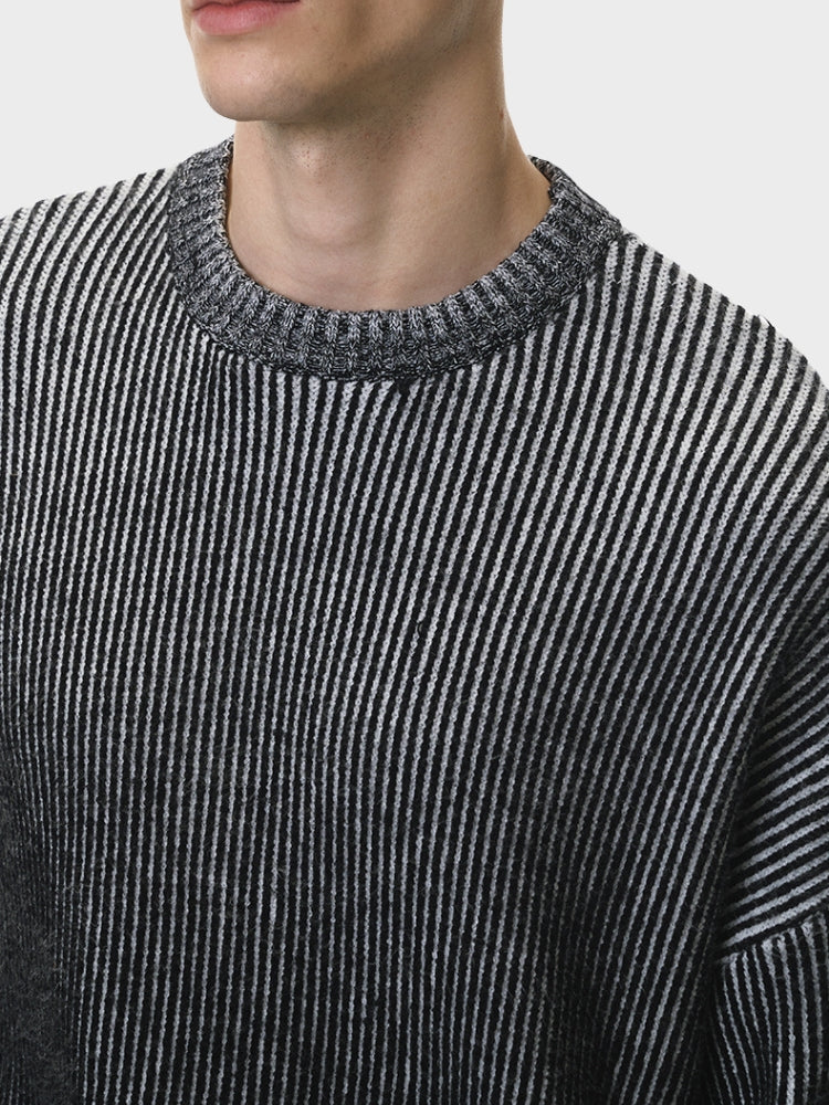 DCRB Two Tone Dark Knitted Sweater