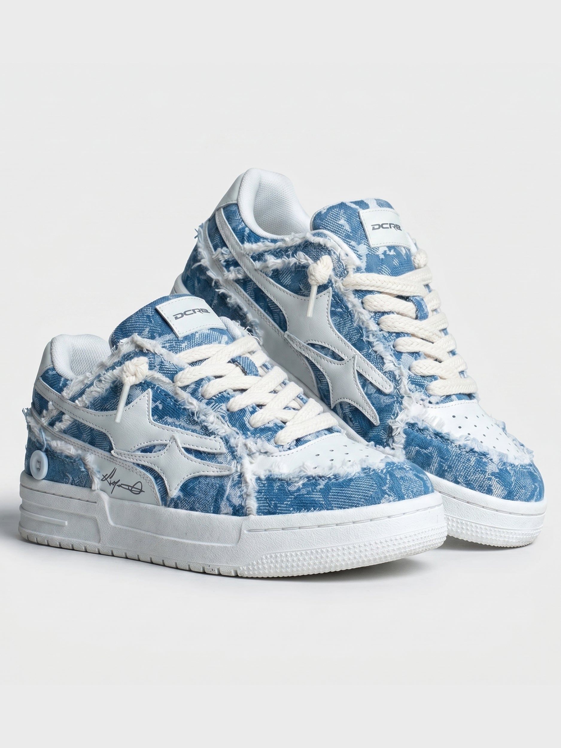 DCRB Broken Denim Sneakers