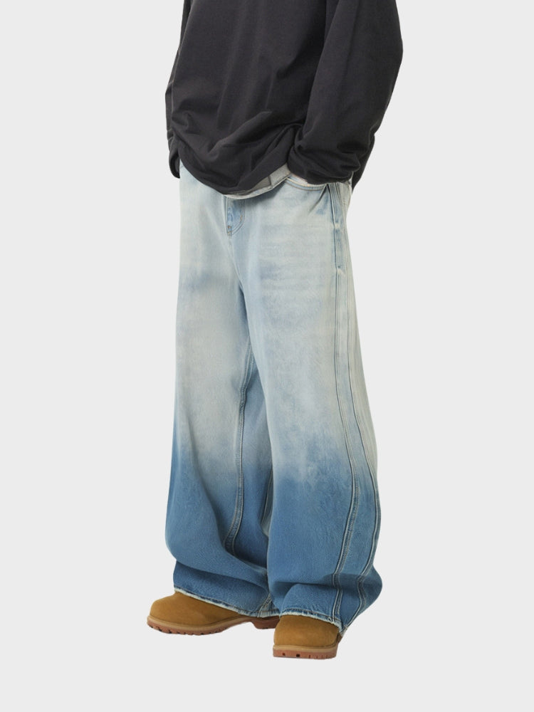 DCRB White Washed Baggy Denim