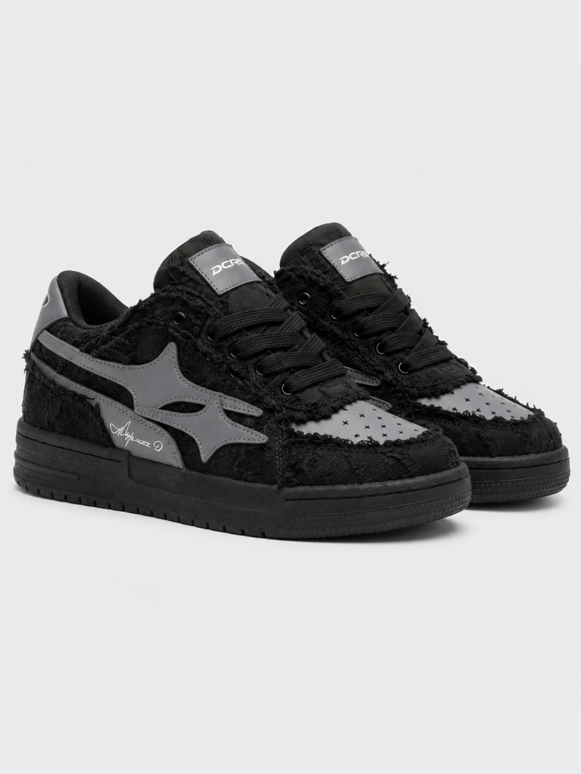 DCRB Broken Black Sneakers