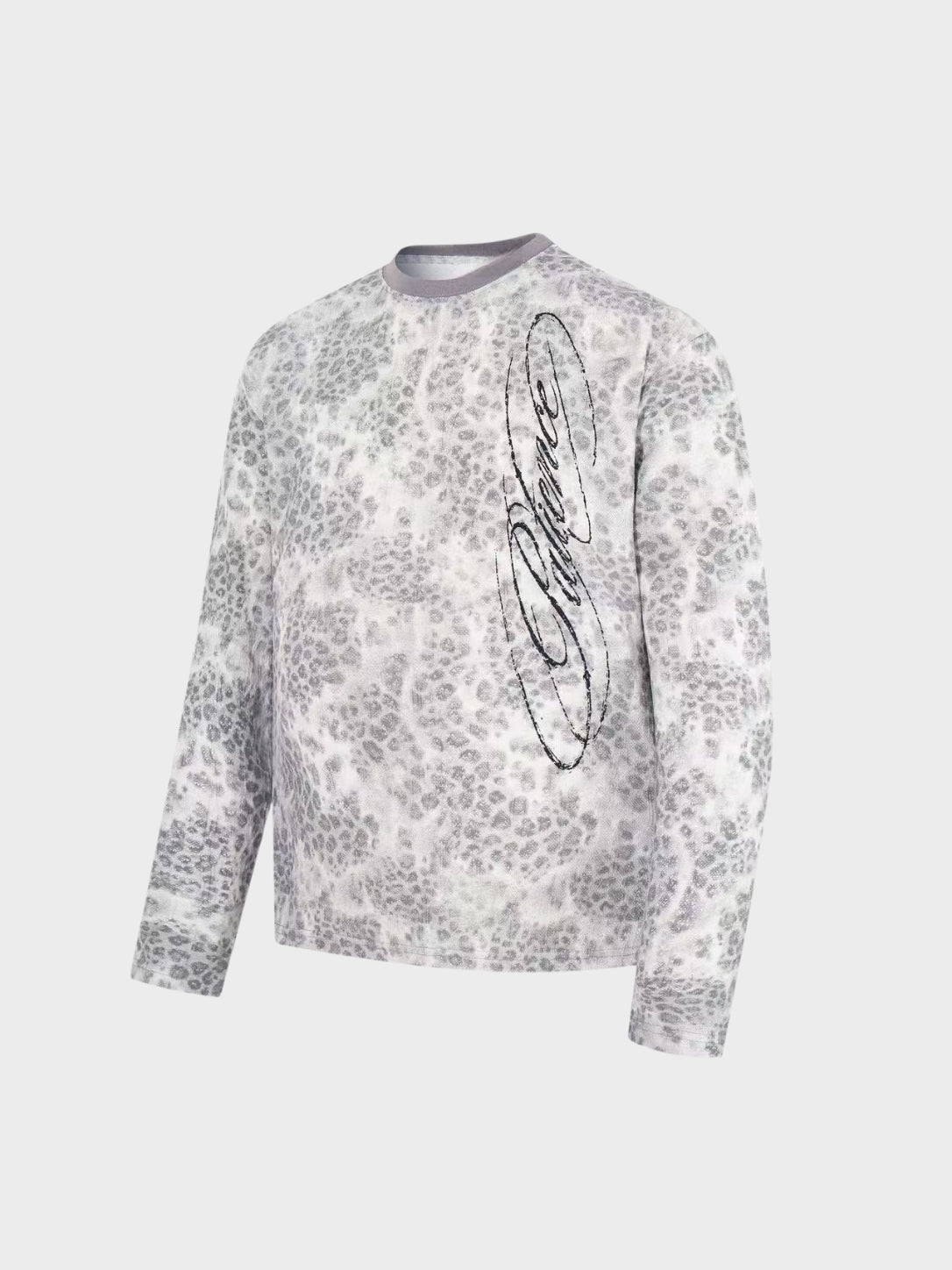 DCRB Distressed Leopard Longsleeve