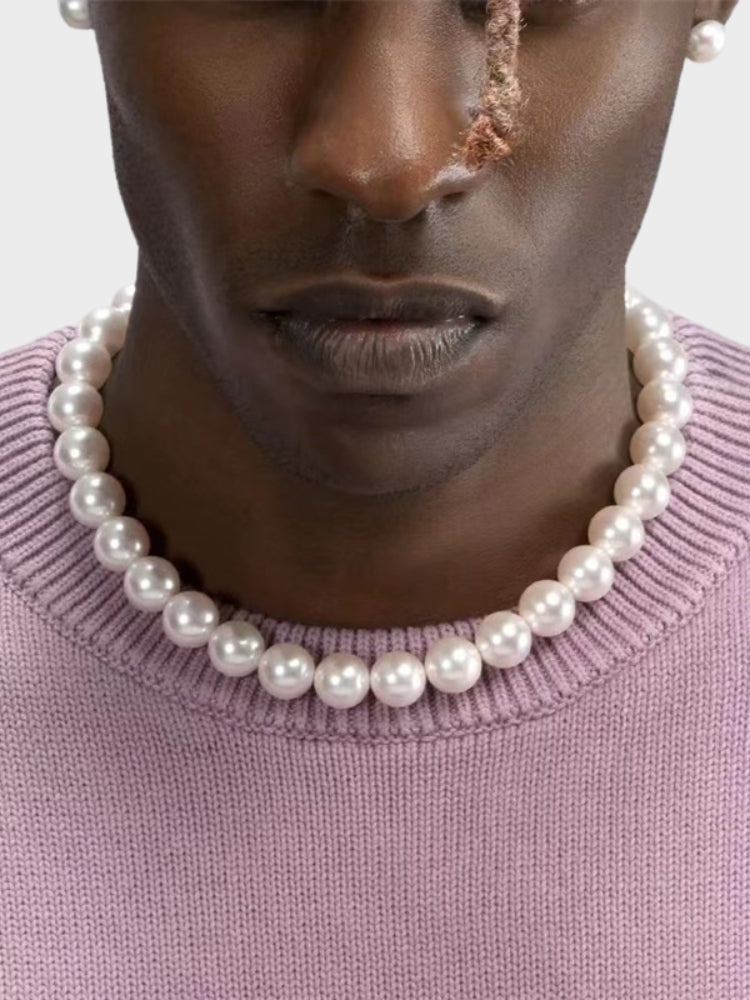 DCRB Big Pearl Choker Necklace