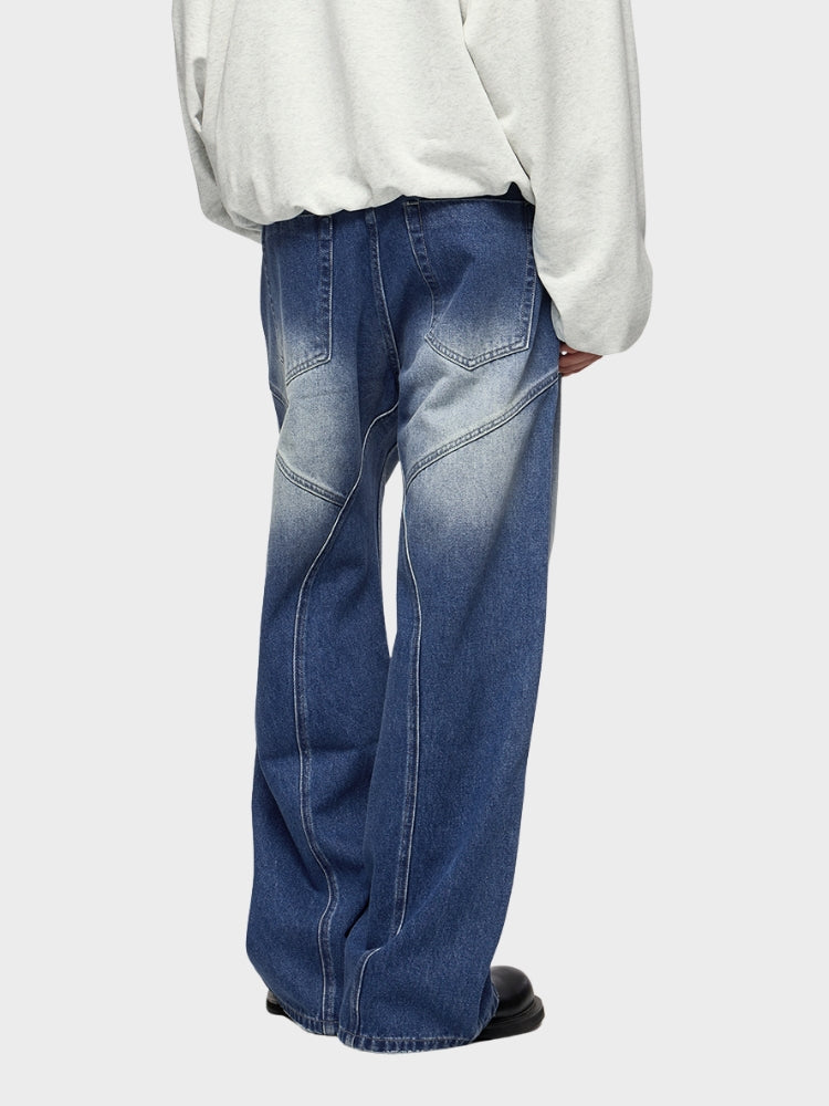 DCRB Women Baggy Denim Jeans - Blue