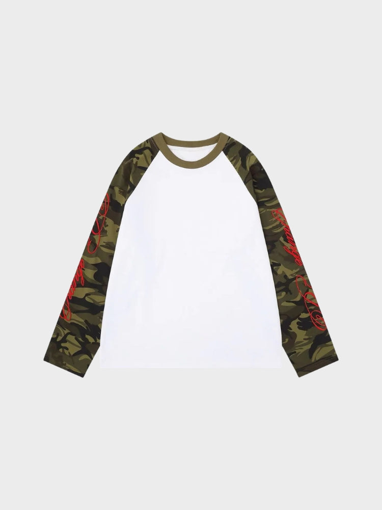 DCRB Camo Raglan Longsleeve
