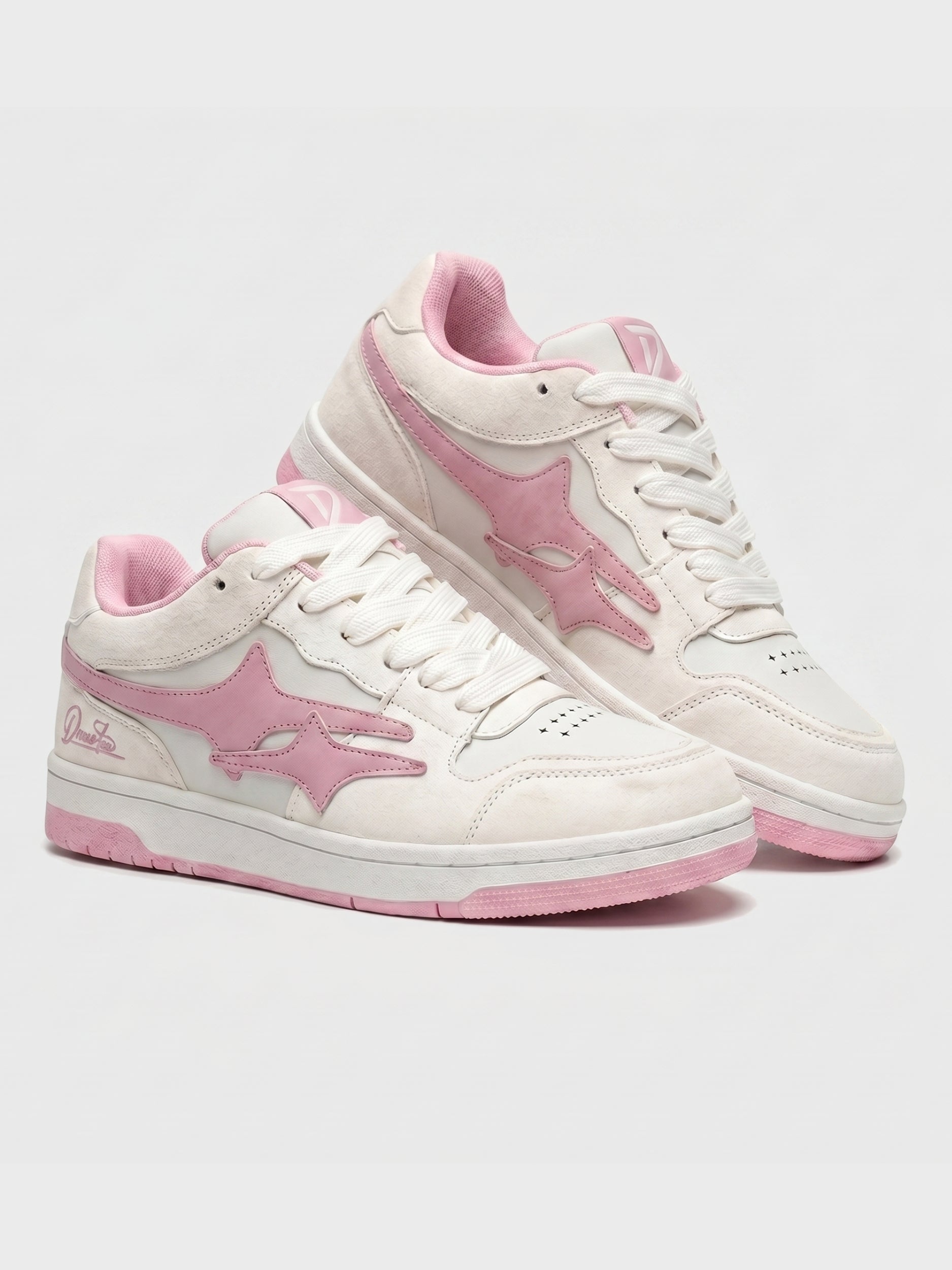 DCRB Blush Suede Sneakers