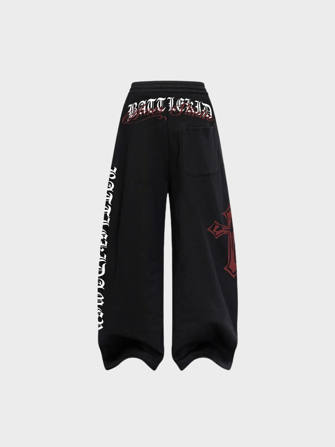 DCRB Cross Print Baggy Joggers