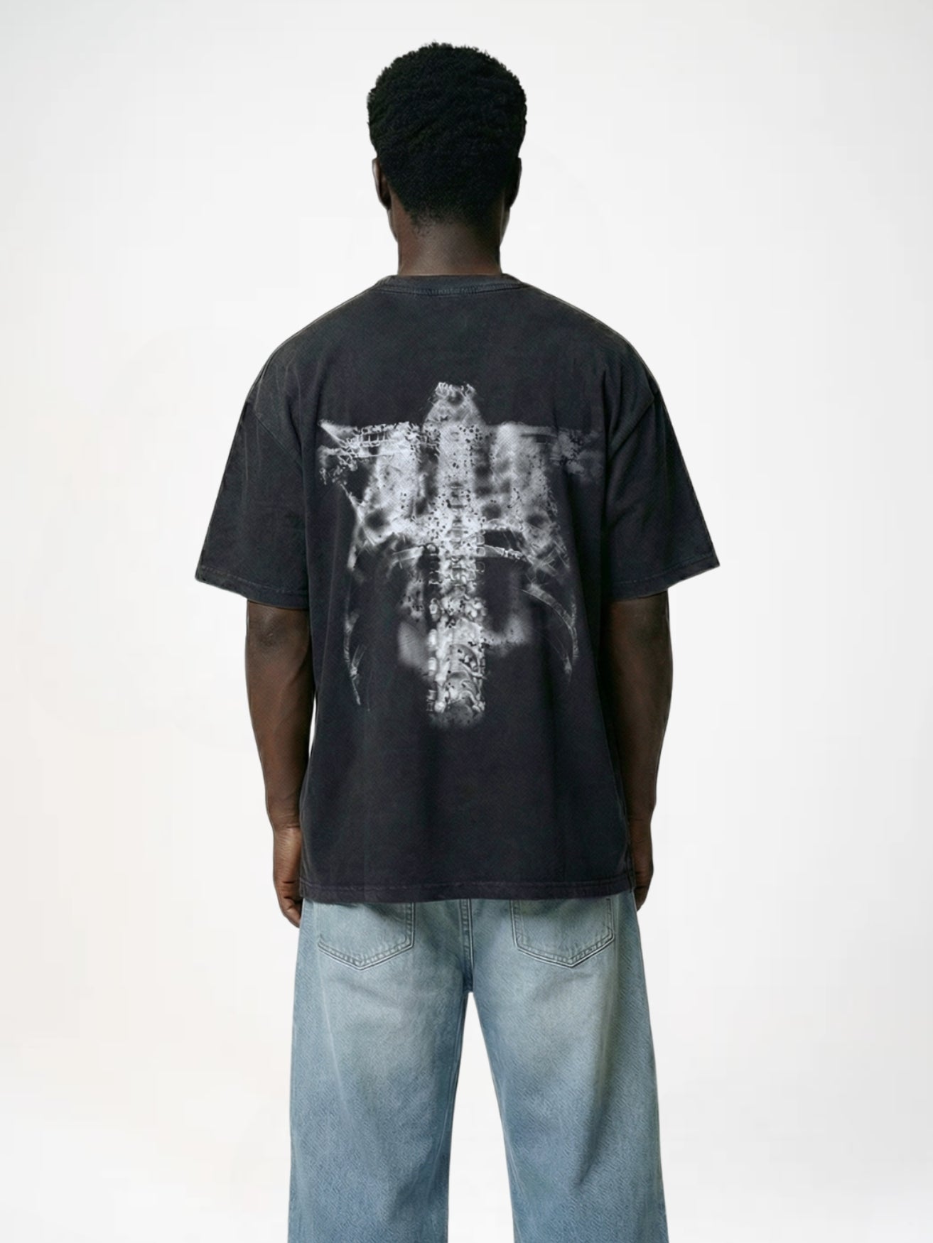DCRB Washed Skeleton Tee