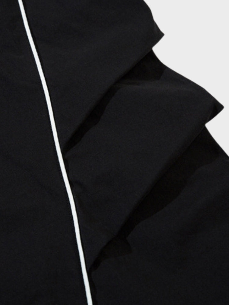 DCRB Y2K White Striped Sport Joggers