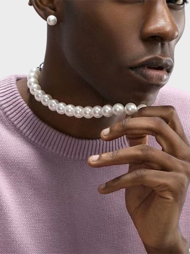 DCRB Big Pearl Choker Necklace
