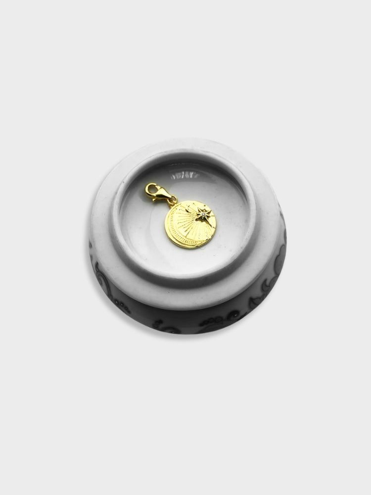 DCRB Hand & Moon Golden Necklace