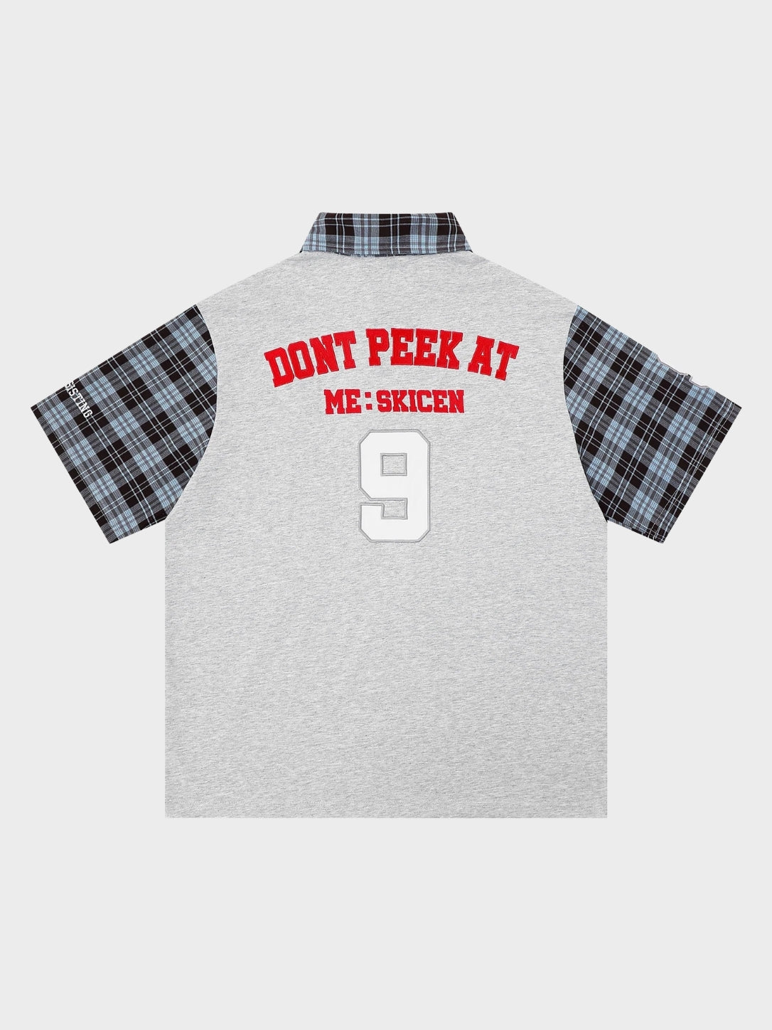 DCRB Plaid Sleeve Polo Shirt