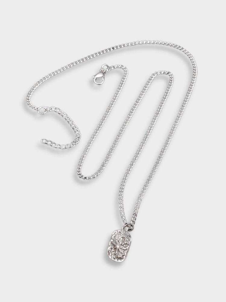 DCRB 8 Point Star Silver Necklace
