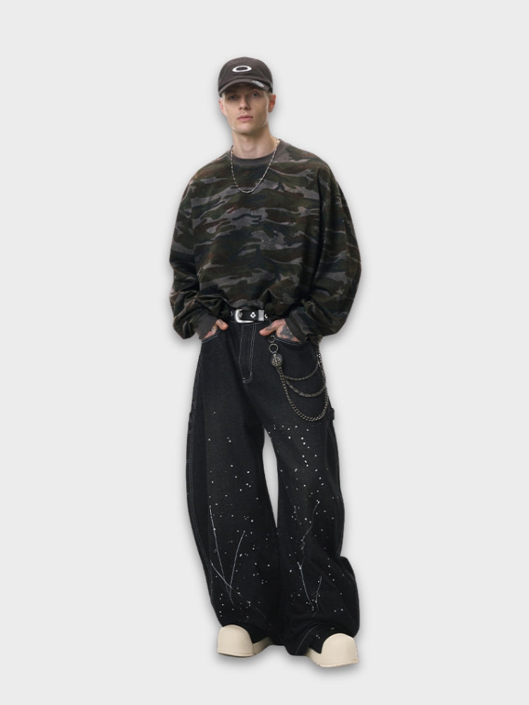 DCRB Camo Boxy Fit Longsleeve