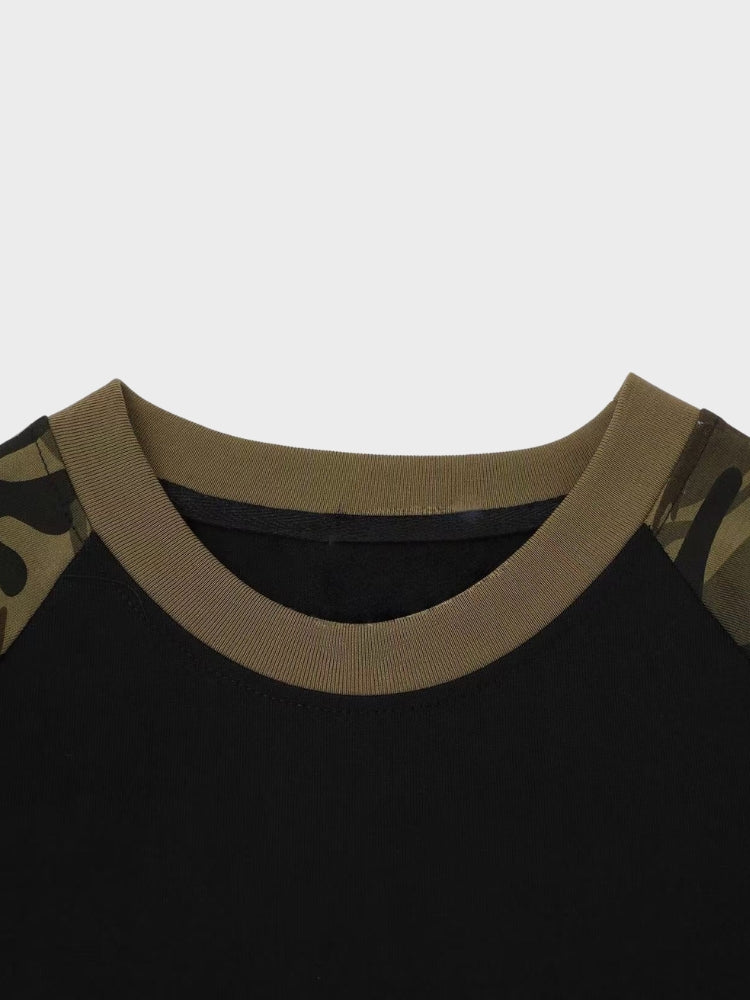 DCRB Camo Raglan Longsleeve