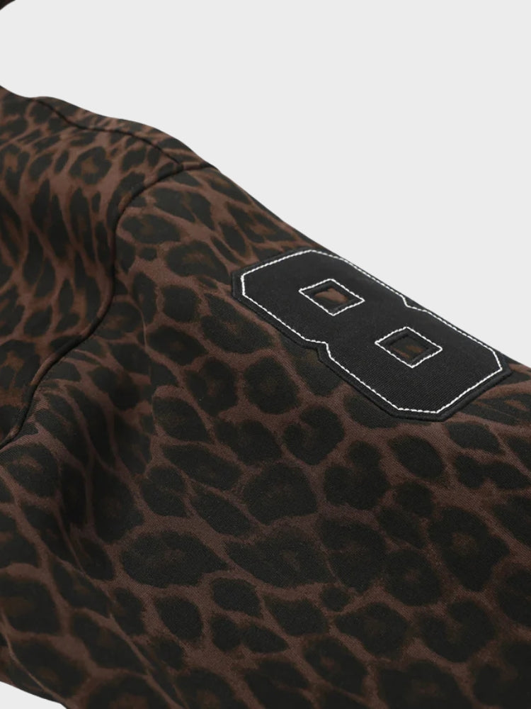 DCRB Leopard Crest Zip Hoodie