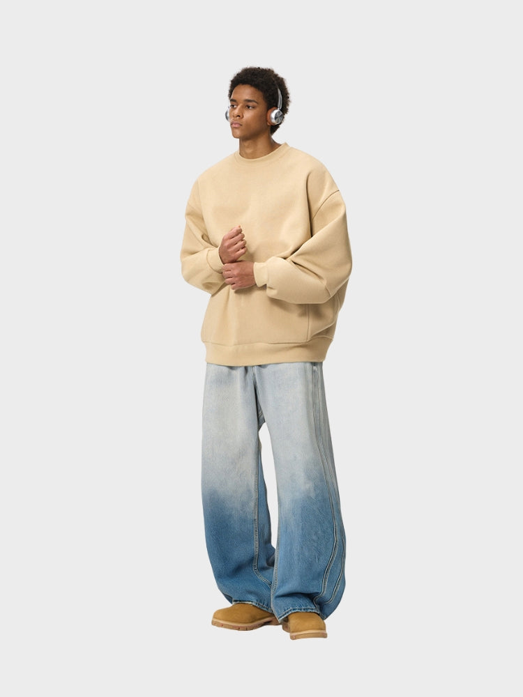 DCRB White Washed Baggy Denim