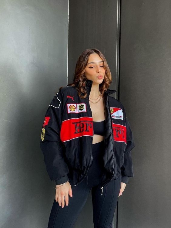 Vintage Red Ferrari Jacket