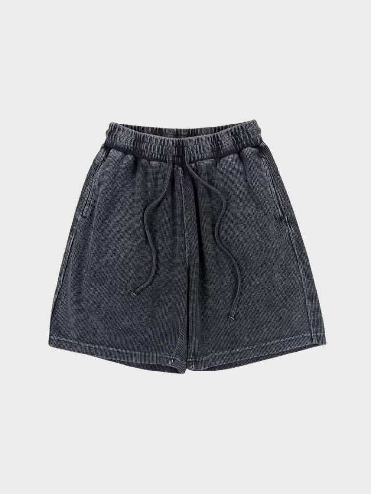 DCRB 235 GSM Washed Waffle Shorts
