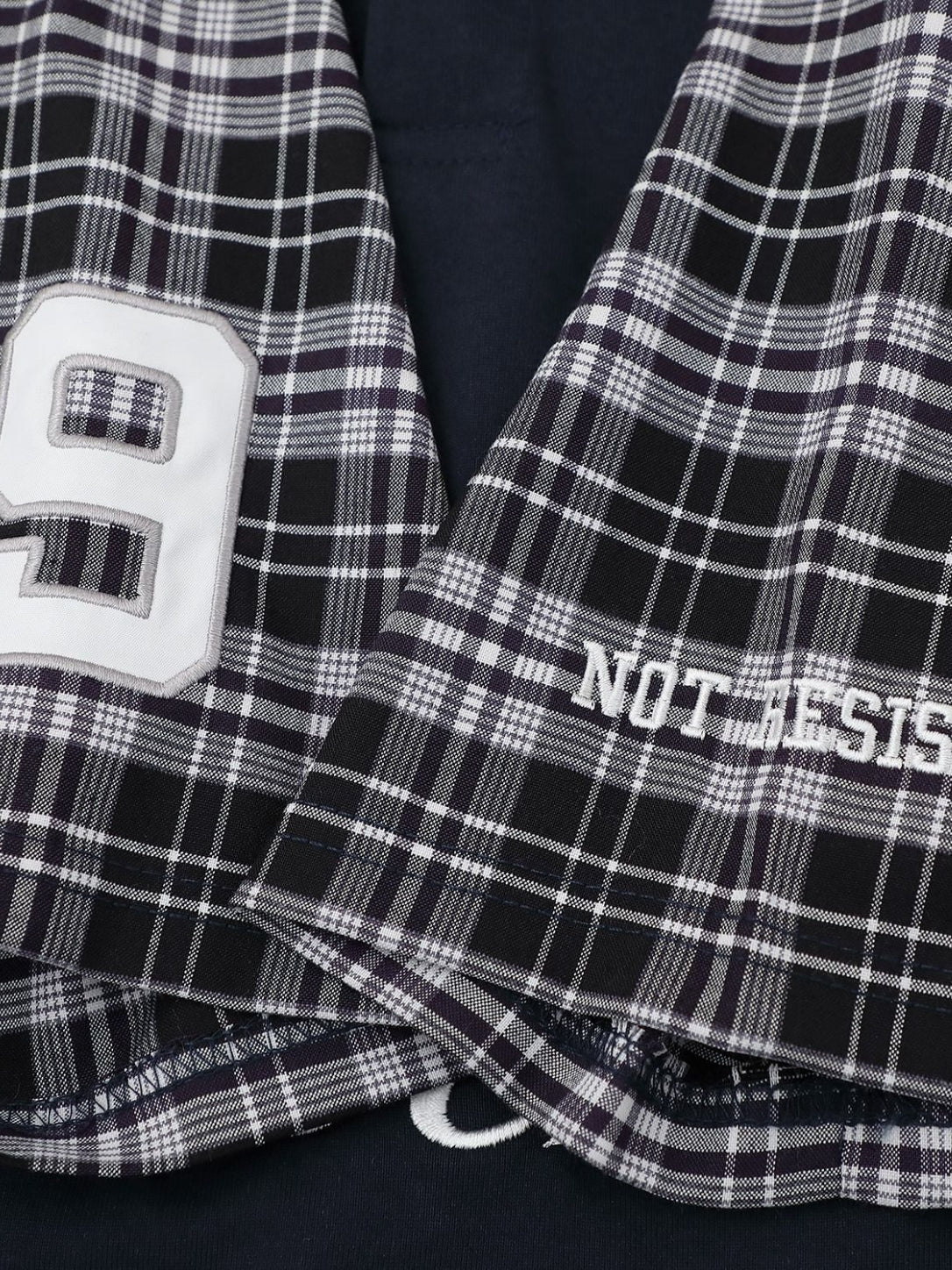DCRB Plaid Sleeve Polo Shirt