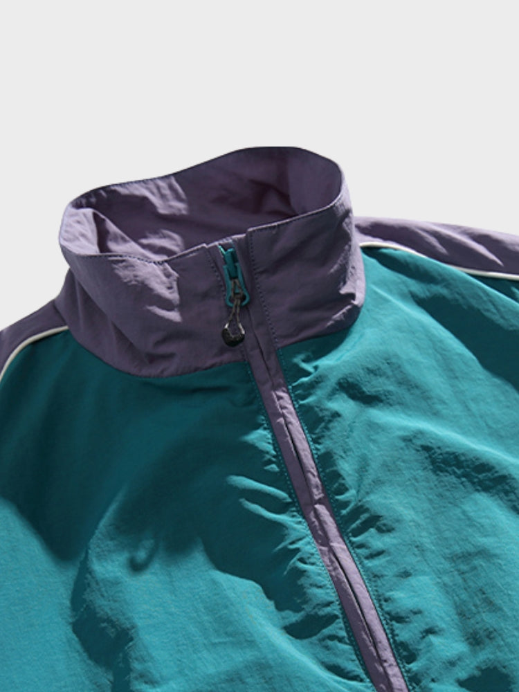 DCRB Vintage Varsity Waterproof Track Jacket