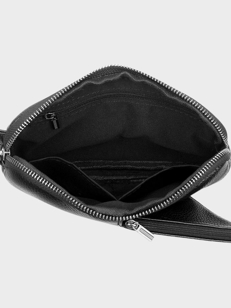 Leather Decarba Crossbody Bag