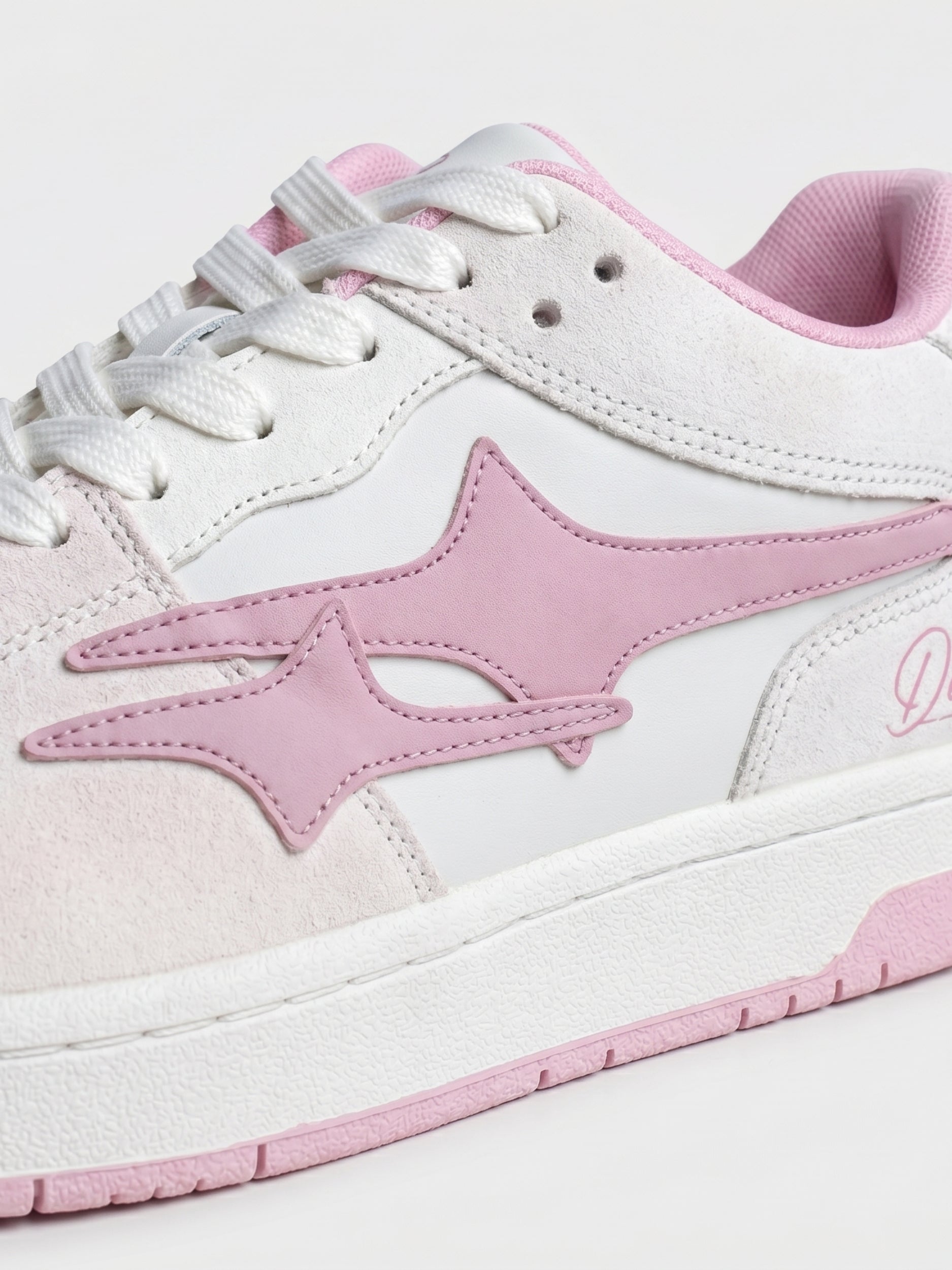 DCRB Blush Suede Sneakers