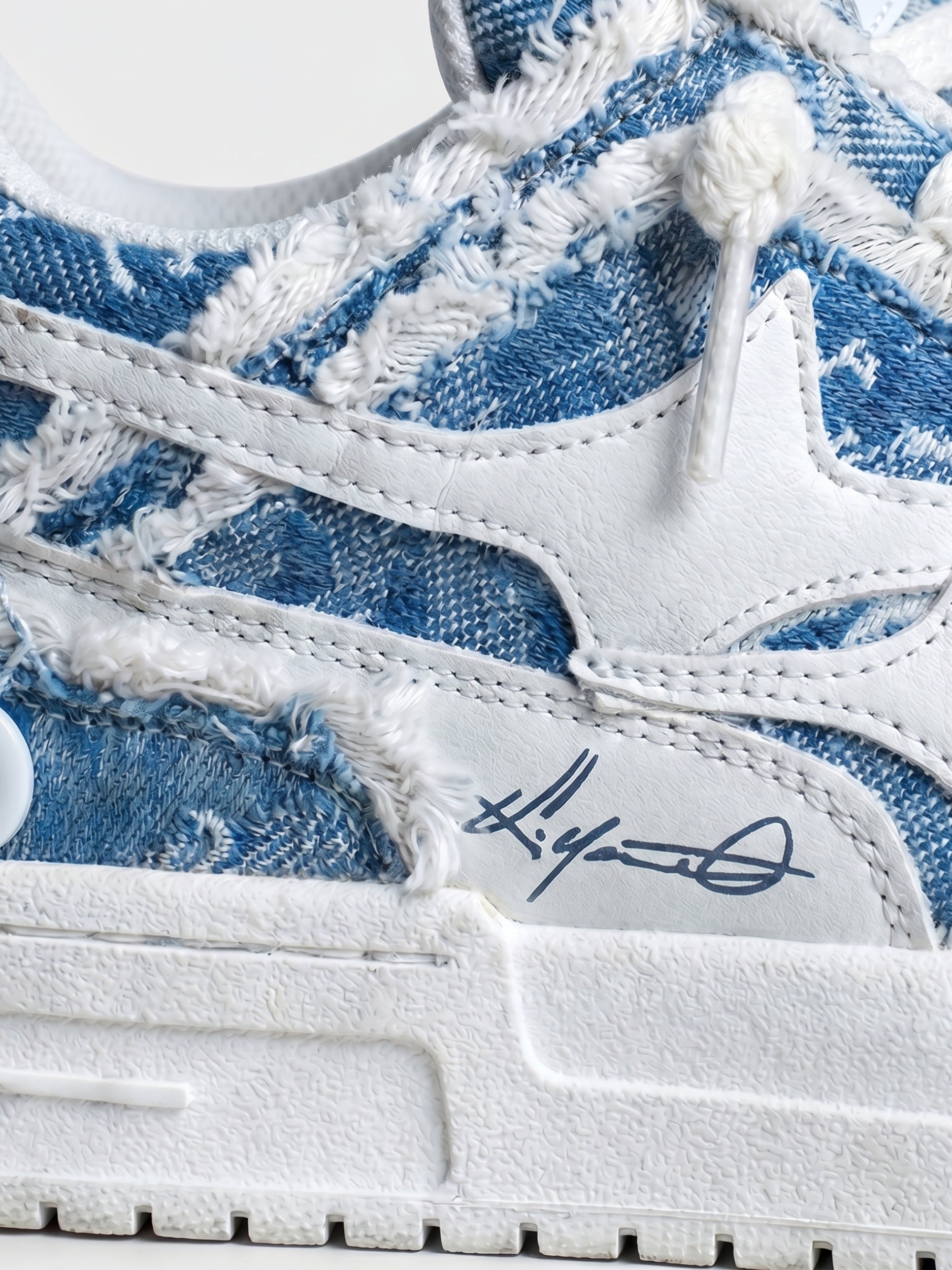 DCRB Broken Denim Sneakers