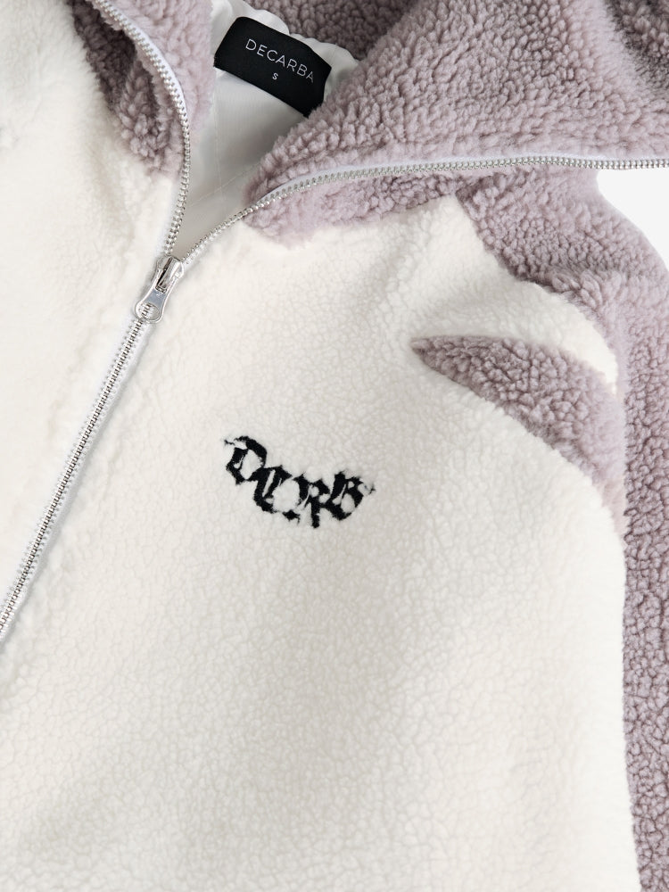 DCRB - Wolf Grey & White Sherpa Ninja Fleece