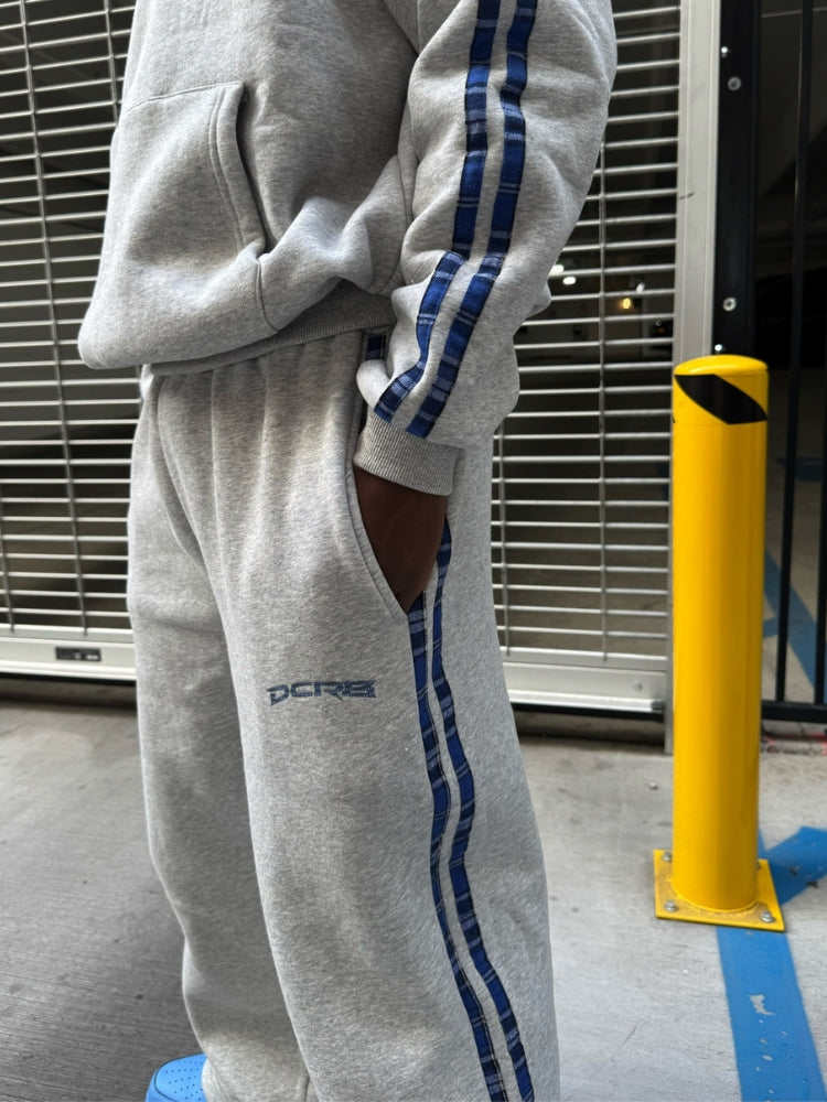 DCRB Checkered Stripe Baggy Joggers