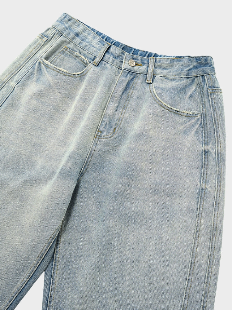 DCRB White Washed Baggy Denim