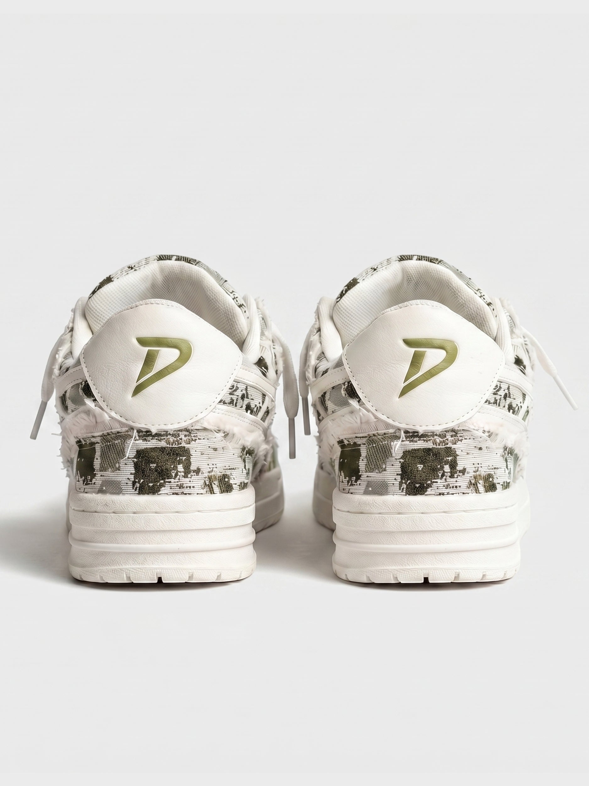 DCRB Broken Camo Green Sneakers