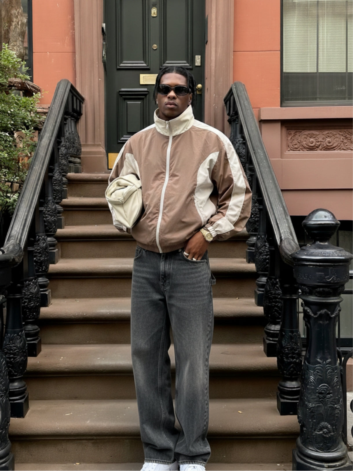 DCRB Vintage Varsity Waterproof Track Jacket