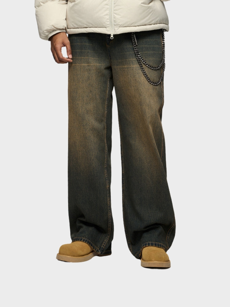 DCRB Baggy Denim Jeans - Sand